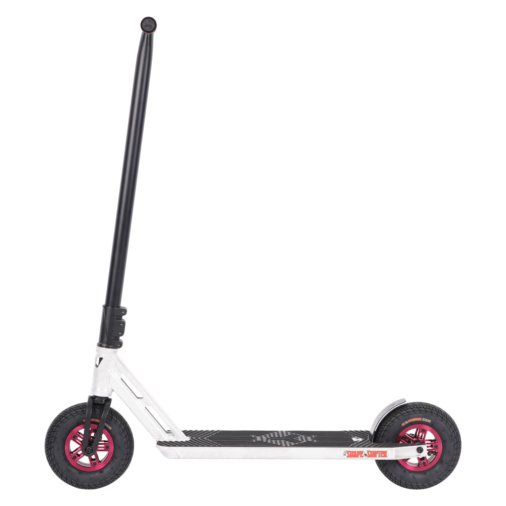 Triad Shape Shifter Raw Black Red Dirt Scooter Side