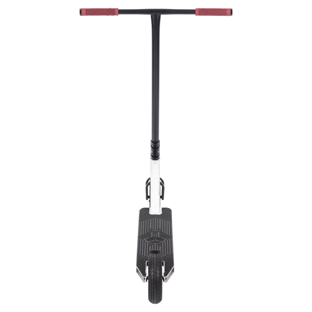 Triad Shape Shifter Raw Black Red Dirt Scooter Back Top