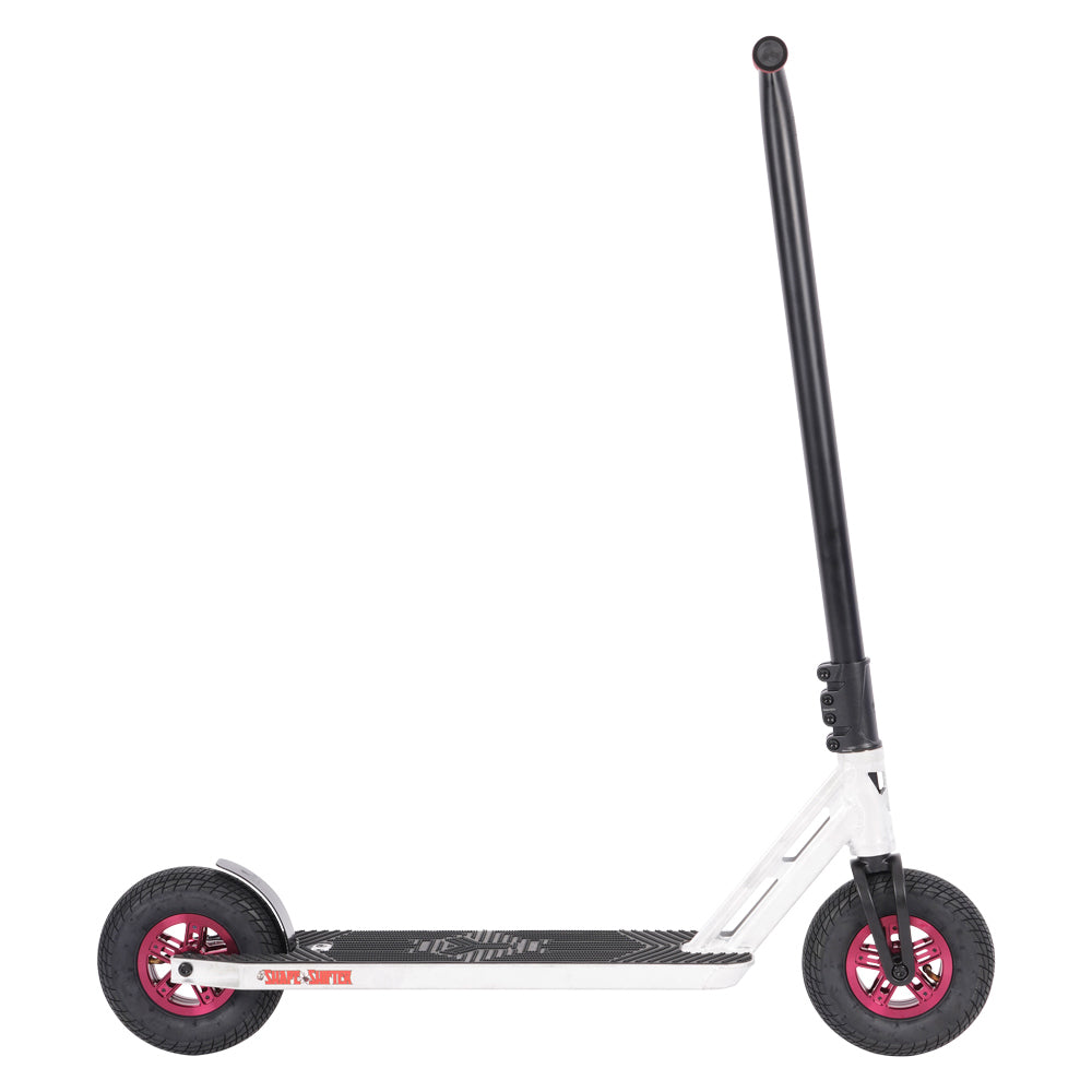 Triad Shape Shifter Raw Black Red Dirt Scooter Side