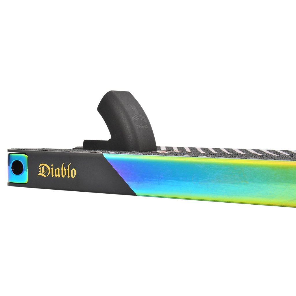Triad Diablo - Scooter Deck Black Neo Spilt Fender