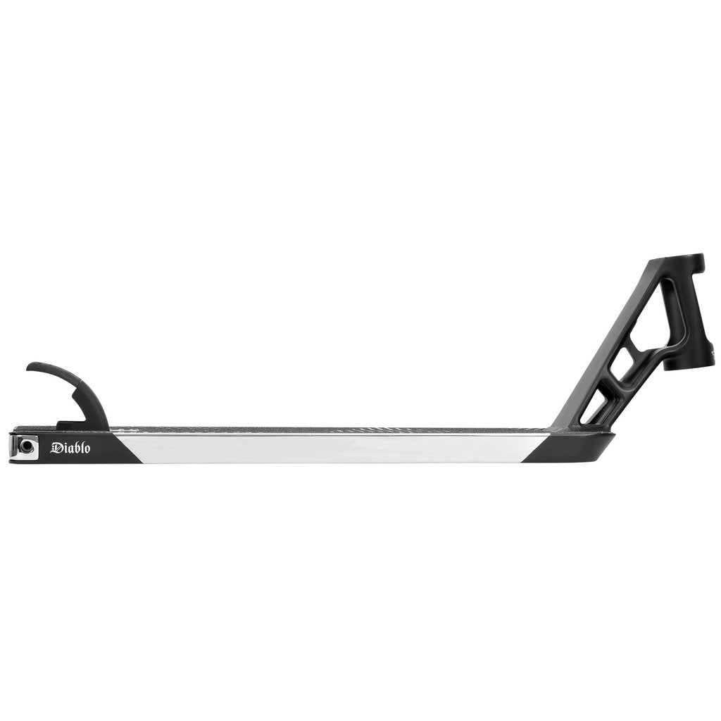 Triad Diablo - Scooter Deck Black Silver Spilt Side View