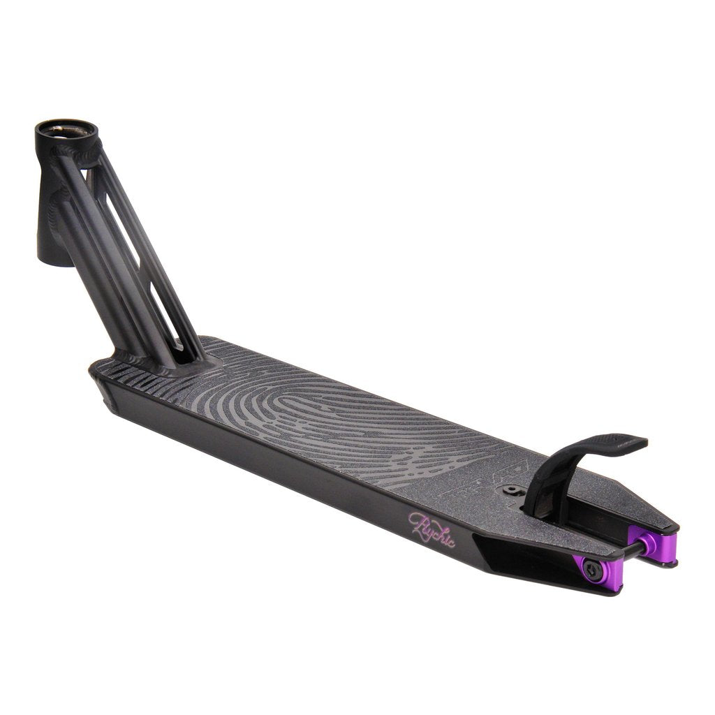 Triad Psychic - Scooter Deck Black Purple Angle Back