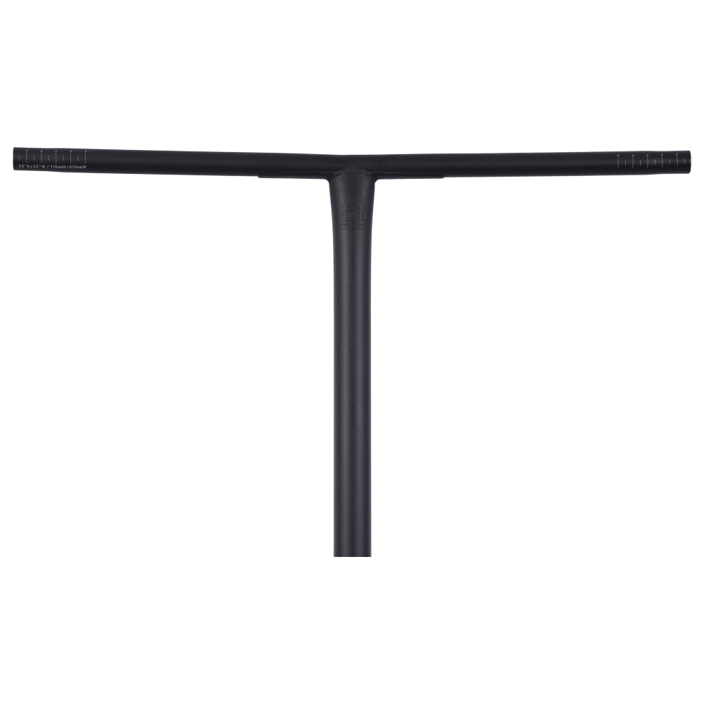 Triad Felon OS Butted Chromoly Freestyle Street Scooter Bars Black Close Up