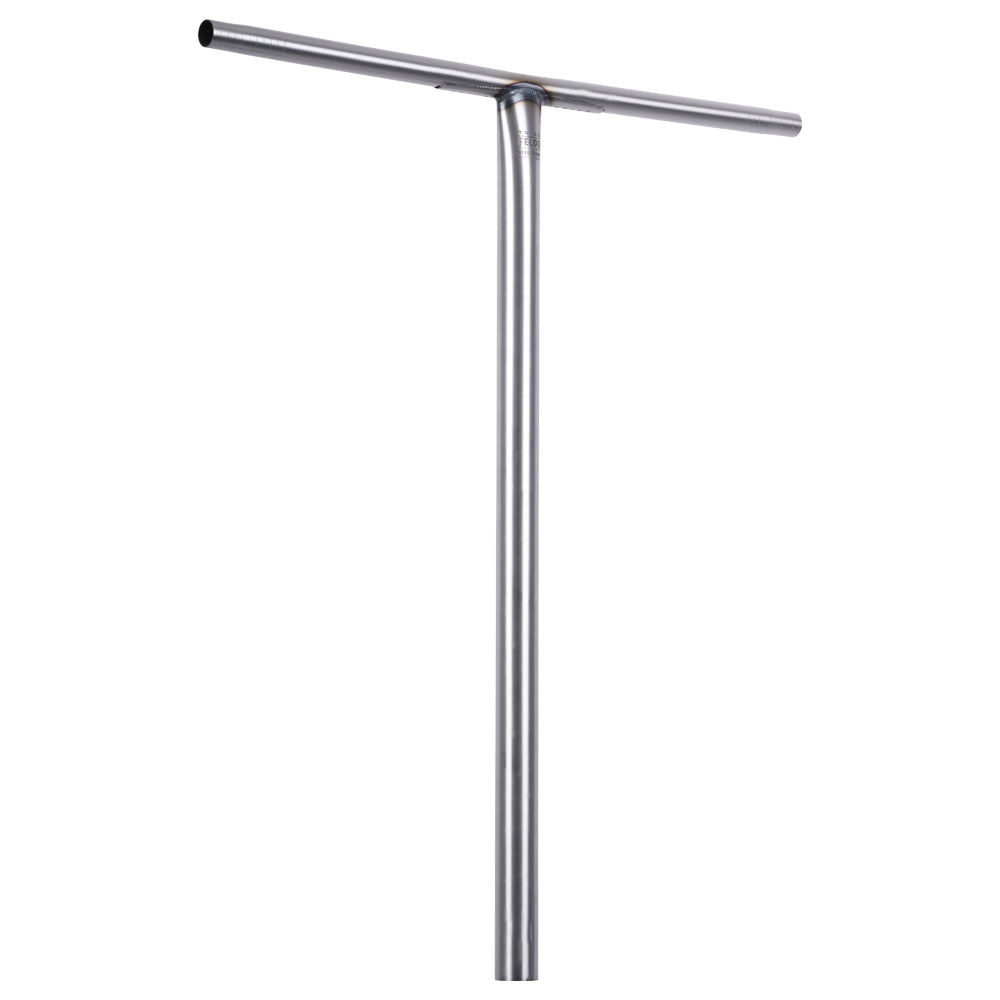 Triad Felon OS Butted Chromoly Freestyle Street Scooter Bars Matte Carbon Raw Angle