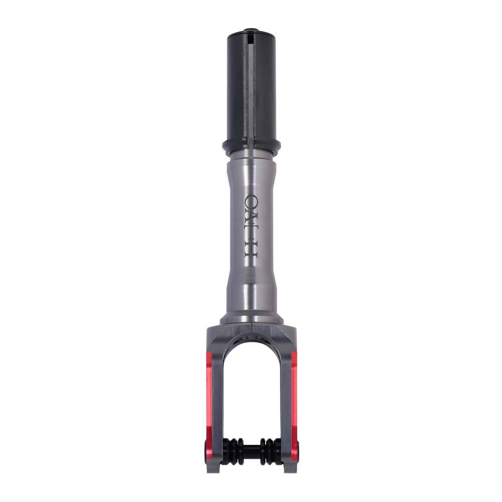 Oath Spinal IHC Freestyle Scooter Fork Titanium Red Front