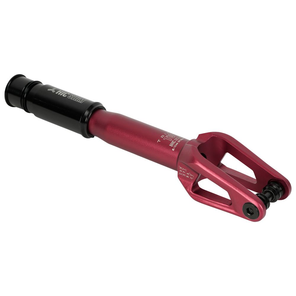 Triad Conspiracy TUC (Triad Universal Compression) Freestyle Scooter Fork Red Back