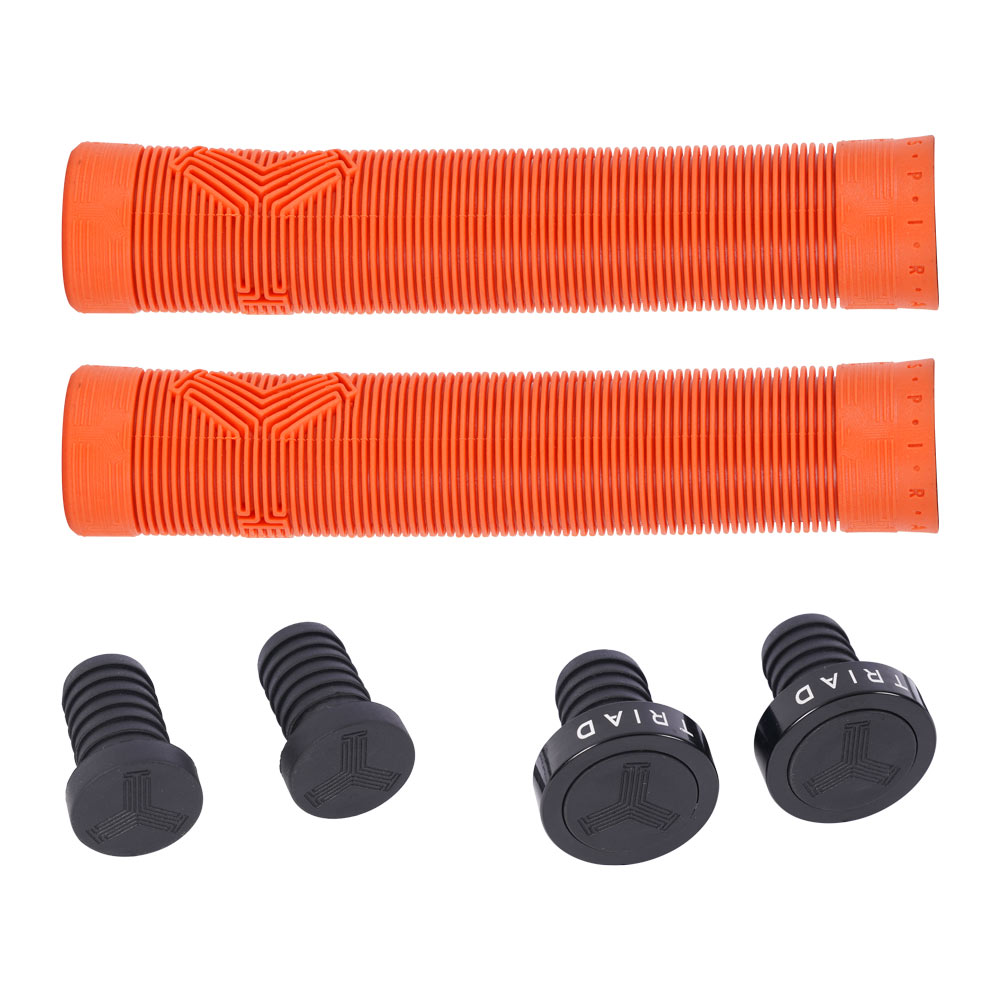 Triad Conspiracy 155mm Grips Orange Bar Ends