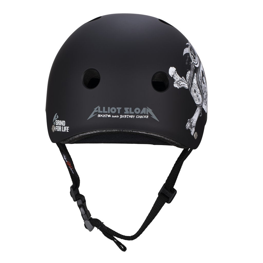 Triple 8 The CERTIFIED Sweatsaver Elliot Sloan Signature Edition - Helmet Back View Design