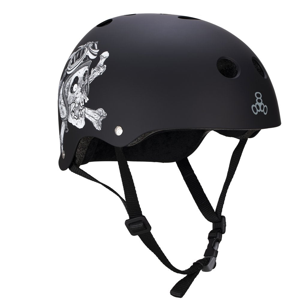 Triple 8 The CERTIFIED Sweatsaver Elliot Sloan Signature Edition - Helmet Left Angle
