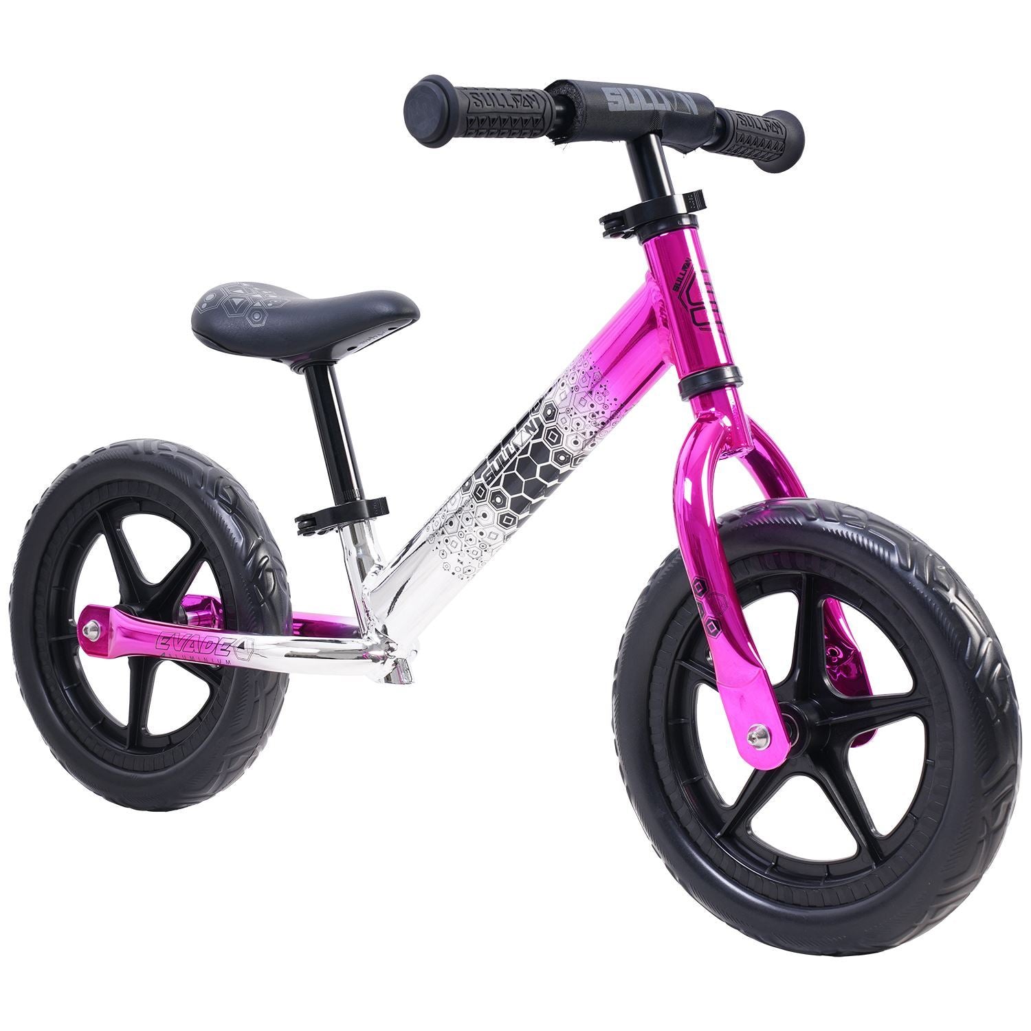 Sullivan Evade 12in - Balance Bike Pink Black Silver