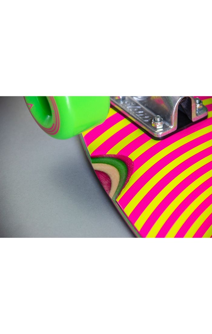 Dusters California Dreaming Neon Green 40" - Longboard Complete Close Up
