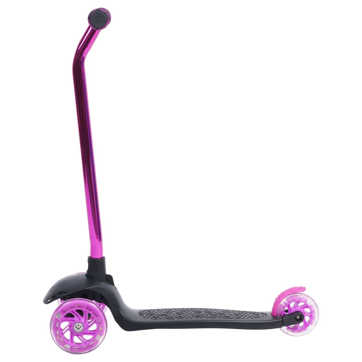 Sullivan Lean N Glide Tri Scooter - Kick Scooter Pink Black Left Side