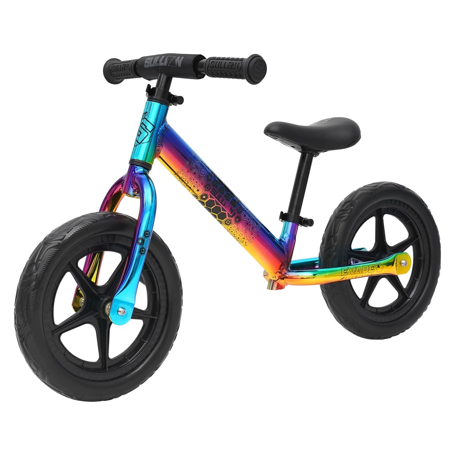 Sullivan Evade 12in - Balance Bike Neo Black Left Side View