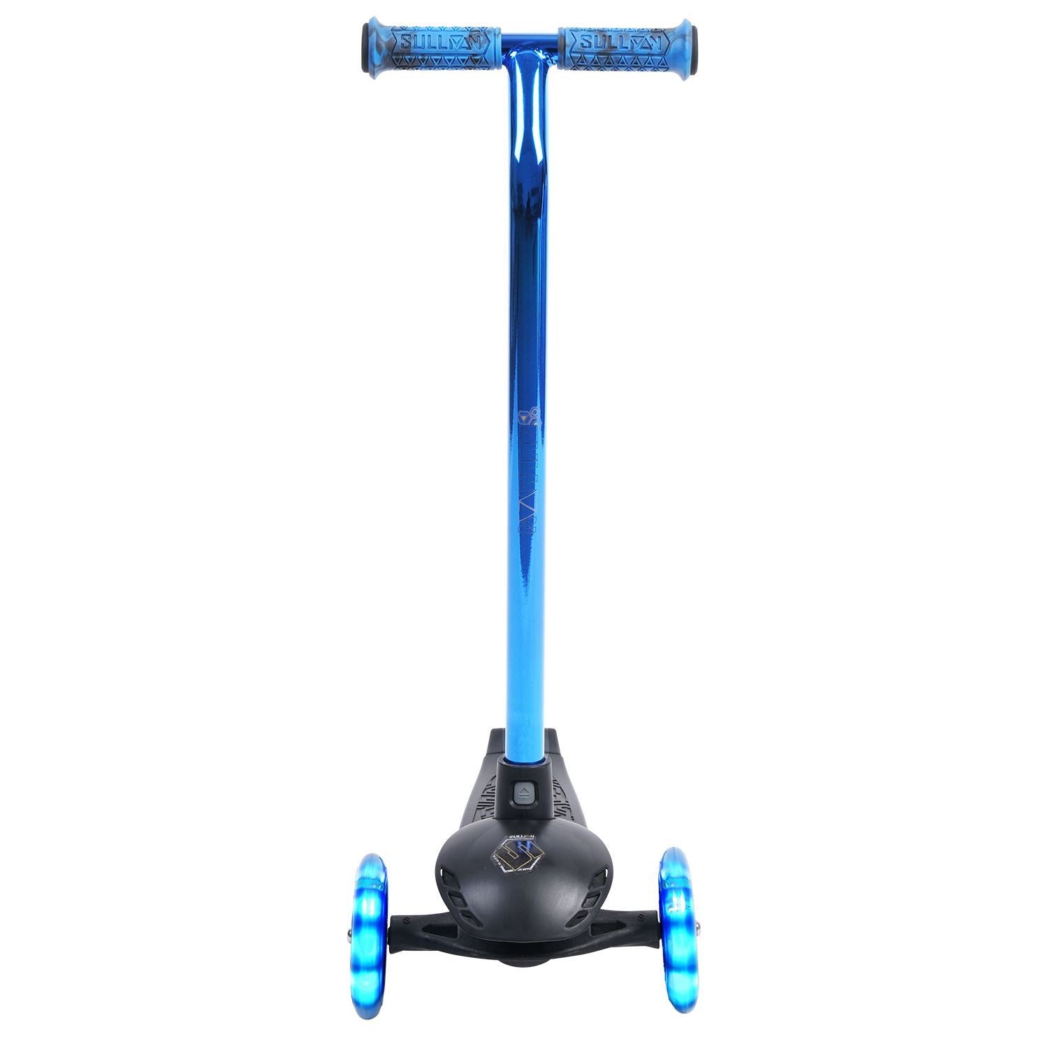 Sullivan Lean N Glide Tri Scooter - Kick Scooter Blue Black Front View