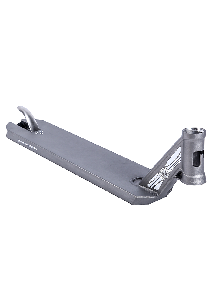 Scooter deck for freestyle scooter, Gun Metal