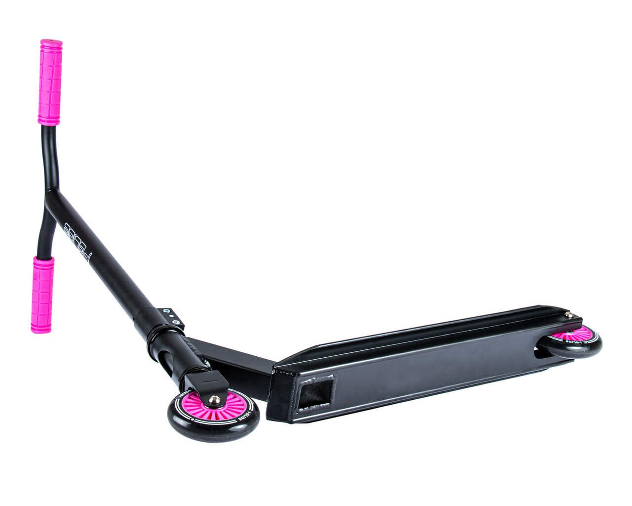 I-Glide JR - Scooter Complete Black Pink Bottom Deck