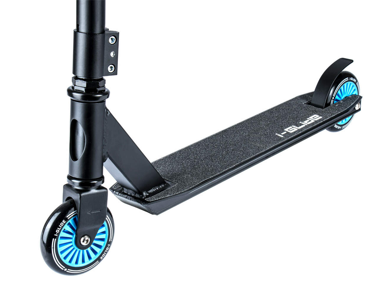 I-Glide JR - Scooter Complete Black Blue Close Up