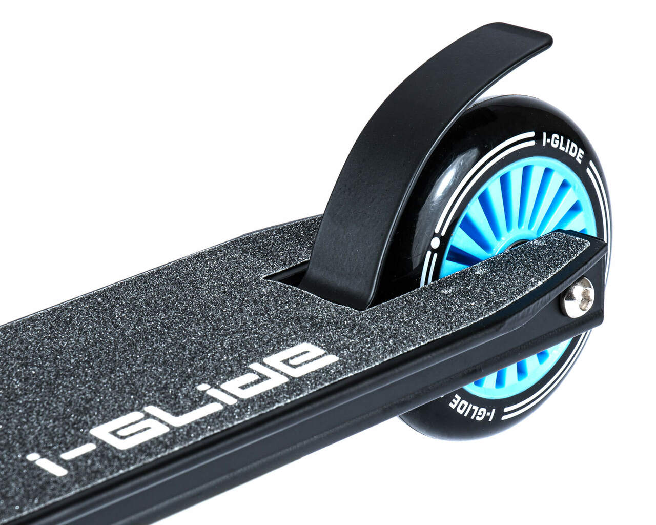I-Glide JR - Scooter Complete Black Blue Wheel 100mm