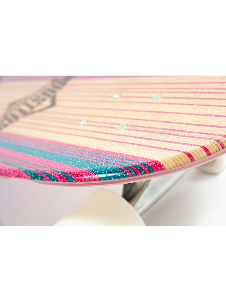 Dusters Flashback Checker Tie Dye 31.1" - Cruiser Complete Close Up Top Nose