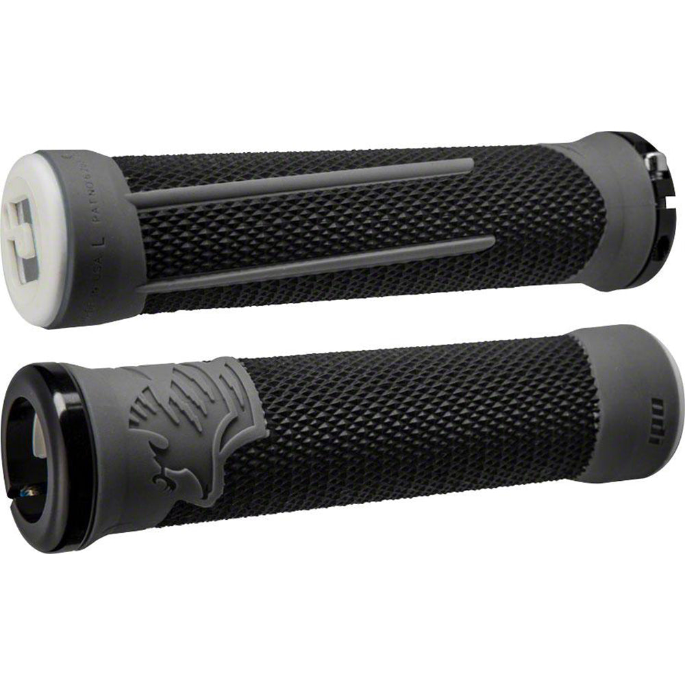 ODI AG2 Lock-On - Grips Black Grey