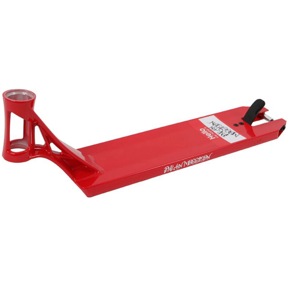 AO Scooters Dylan Morrisson V2 Angle Red - Scooter Deck