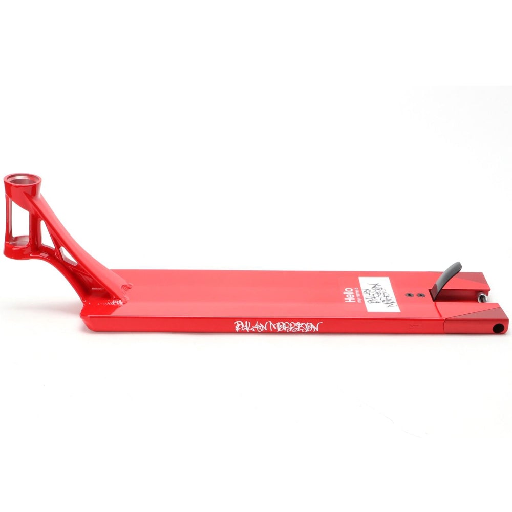 AO Scooters Dylan Morrisson V2 Boxed Red - Scooter Deck Side