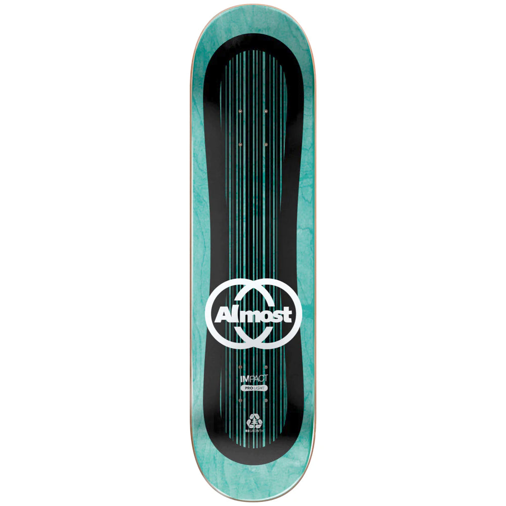 Almost Max Bauhaus Impact Pro Light 8.25 - Skateboard Deck Top Carbon Layer
