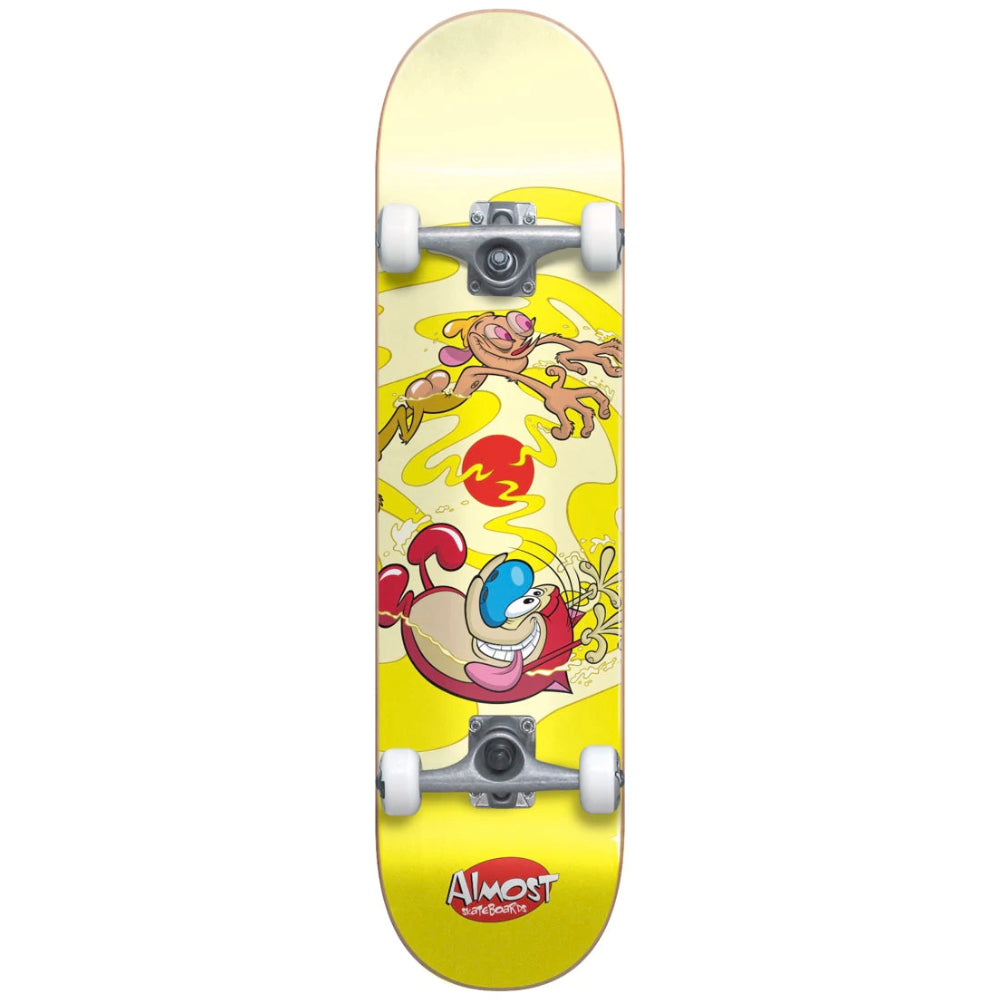 Almost Ren & Stimpy Drain FP 8.0 - Skateboard Complete