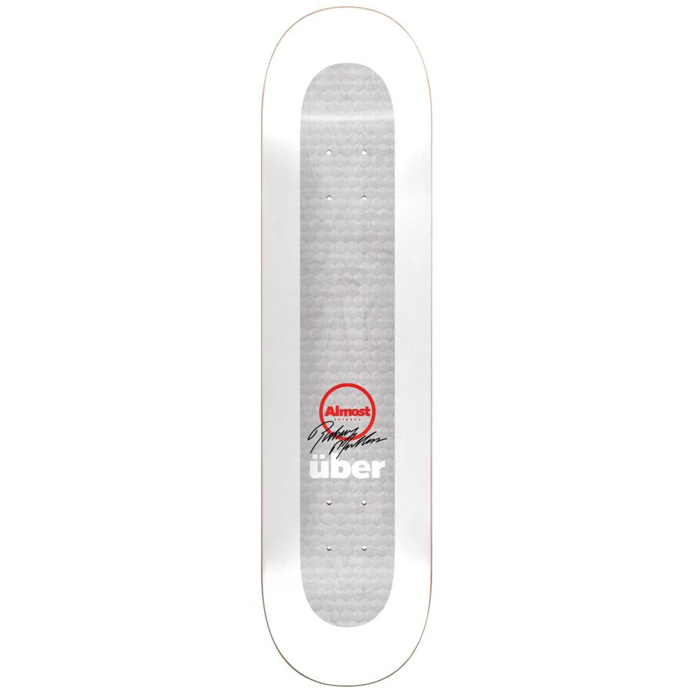Almost Uber White 8.375 - Skateboard Deck