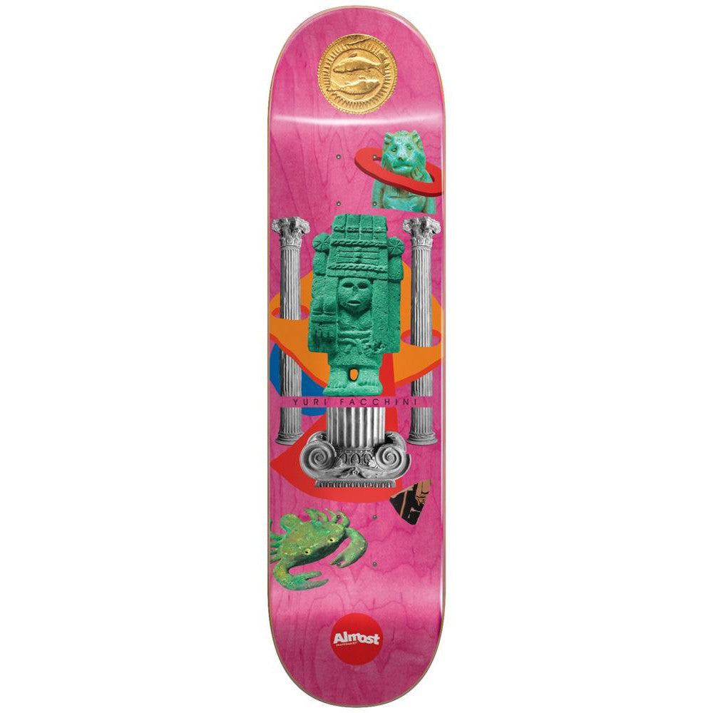Almost Yuri Relics R7 Pink 8.0 - Skateboard Deck