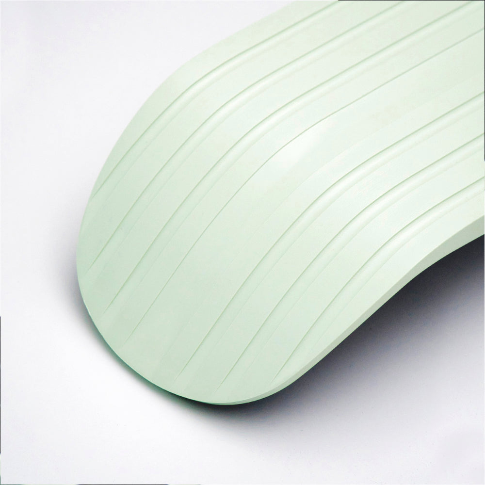 Ambition Jib Mint Snowskate Bottom The Jib Series are entry level injected plastic snowskates. Perfect for the beginner snowskater with limited skateboarding experience. Ideal for backyard ride-on obstacles, hill bombs and learning basic tricks. Get jibbin’! Store in a cold & covered area for optimal stiffness and performance. Proudly made in Montreal, Canada from recyclable plastic.