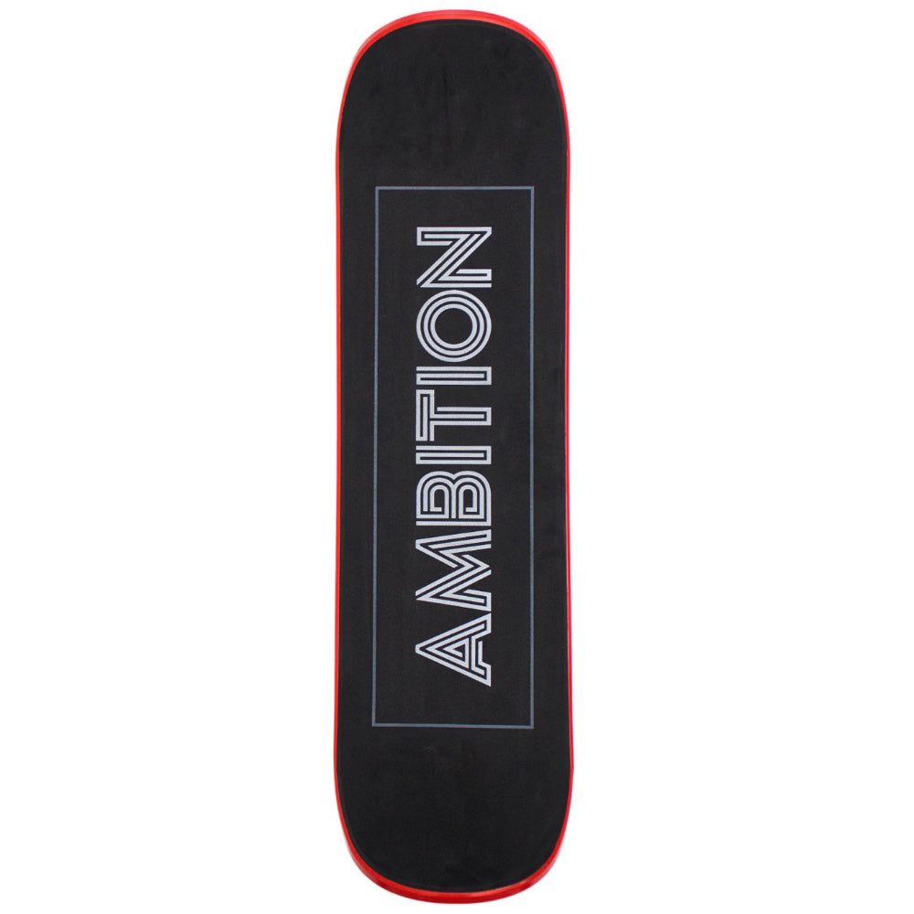Ambition Jib Red Snowskate Griptape The Jib Series are entry level injected plastic snowskates. Perfect for the beginner snowskater with limited skateboarding experience. Ideal for backyard ride-on obstacles, hill bombs and learning basic tricks. Get jibbin’! Store in a cold & covered area for optimal stiffness and performance. Proudly made in Montreal, Canada from recyclable plastic.