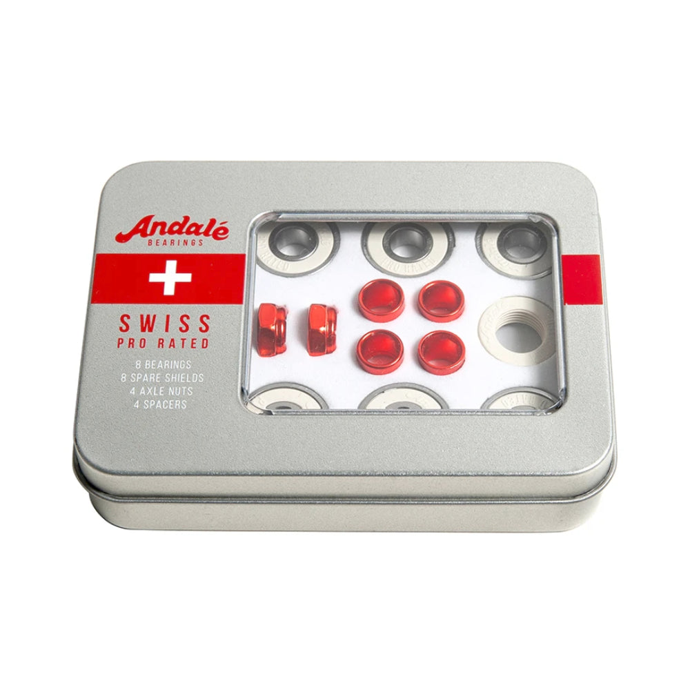 Andale Swiss Tin Box - Skateboard Bearings