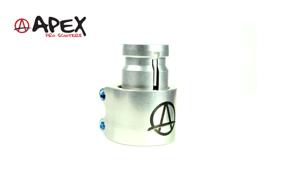 Scooter clamp for freestyle scooter, Raw, IHC/HIC Converter