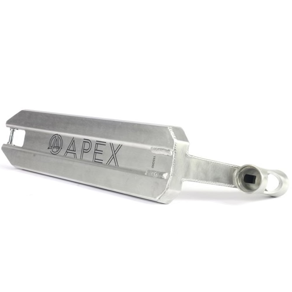 Apex Angle 5" - Scooter Deck Raw Bottom Black Logo