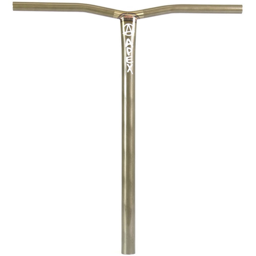 Apex Bol Bars XL Oversized Freestyle Scooter Bars Raw Clear
