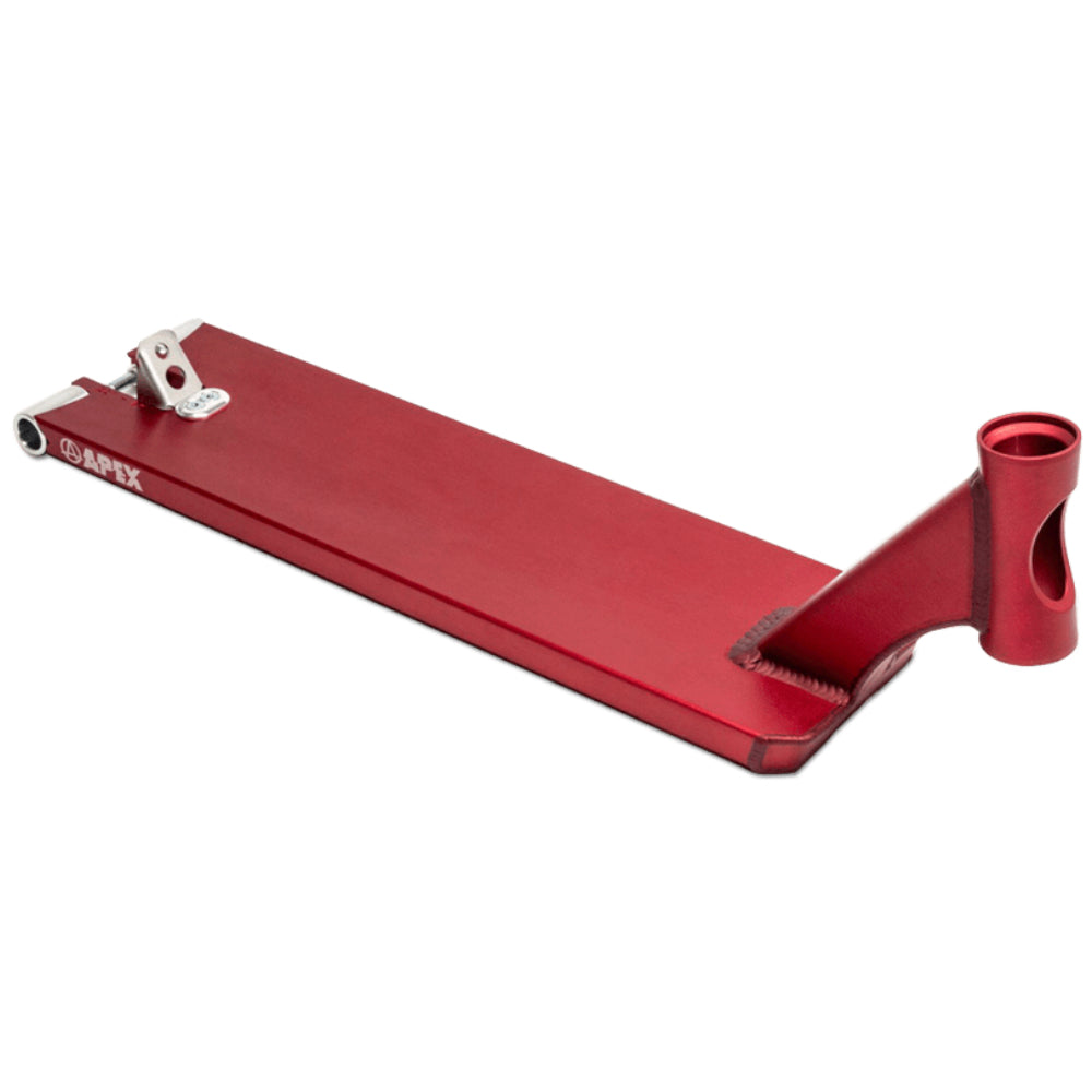 Apex Boxed 6" Red Freestyle Street Scooter Deck