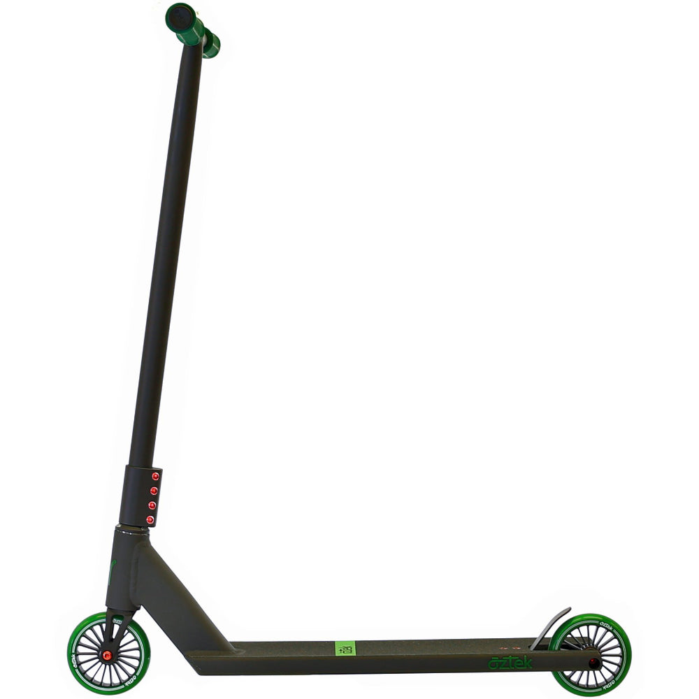 Aztek Architect - Scooter Complete Black Green Side