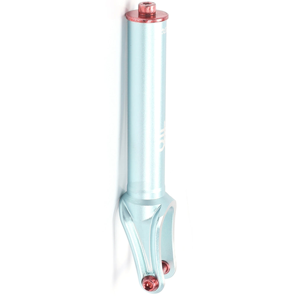 Aztek Circa V2 - Scooter Fork Aqua Red Hardware