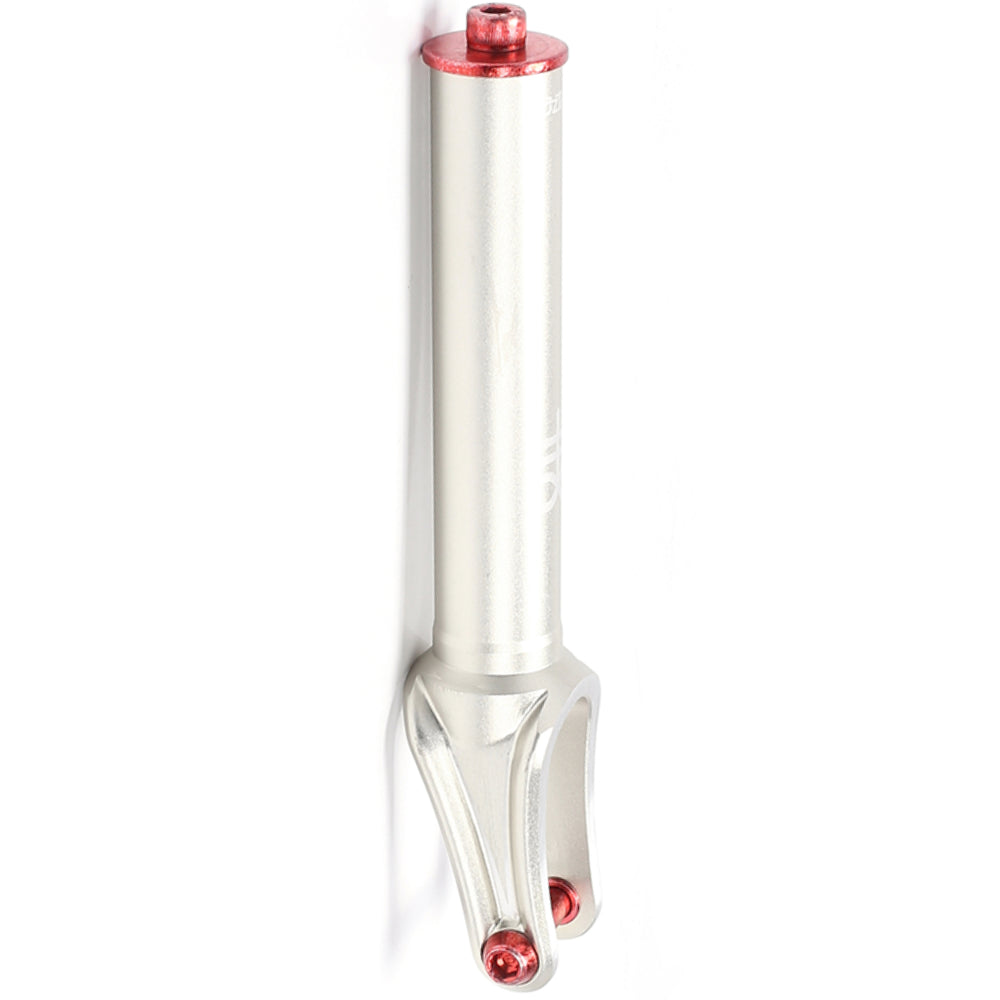Aztek Circa V2 - Scooter Fork Ivory Red Harware