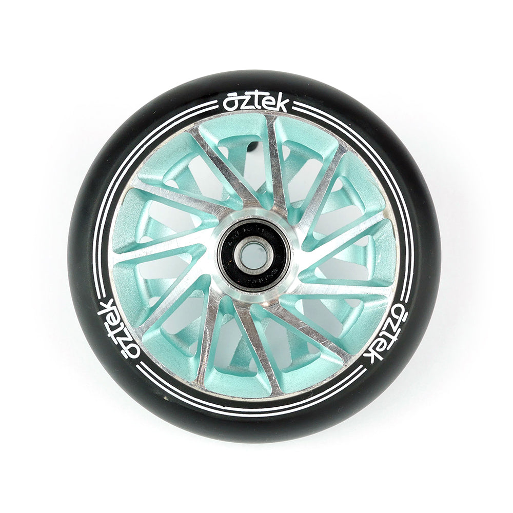 Aztek Ermine 110mm (PAIR) - Scooter Wheels Aqua