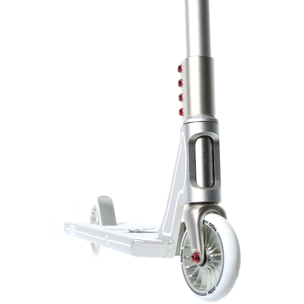 Aztek Fountain - Scooter Complete Silver Headtube