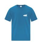 TAZ Youth T-Shirt Caribbean Blue Front