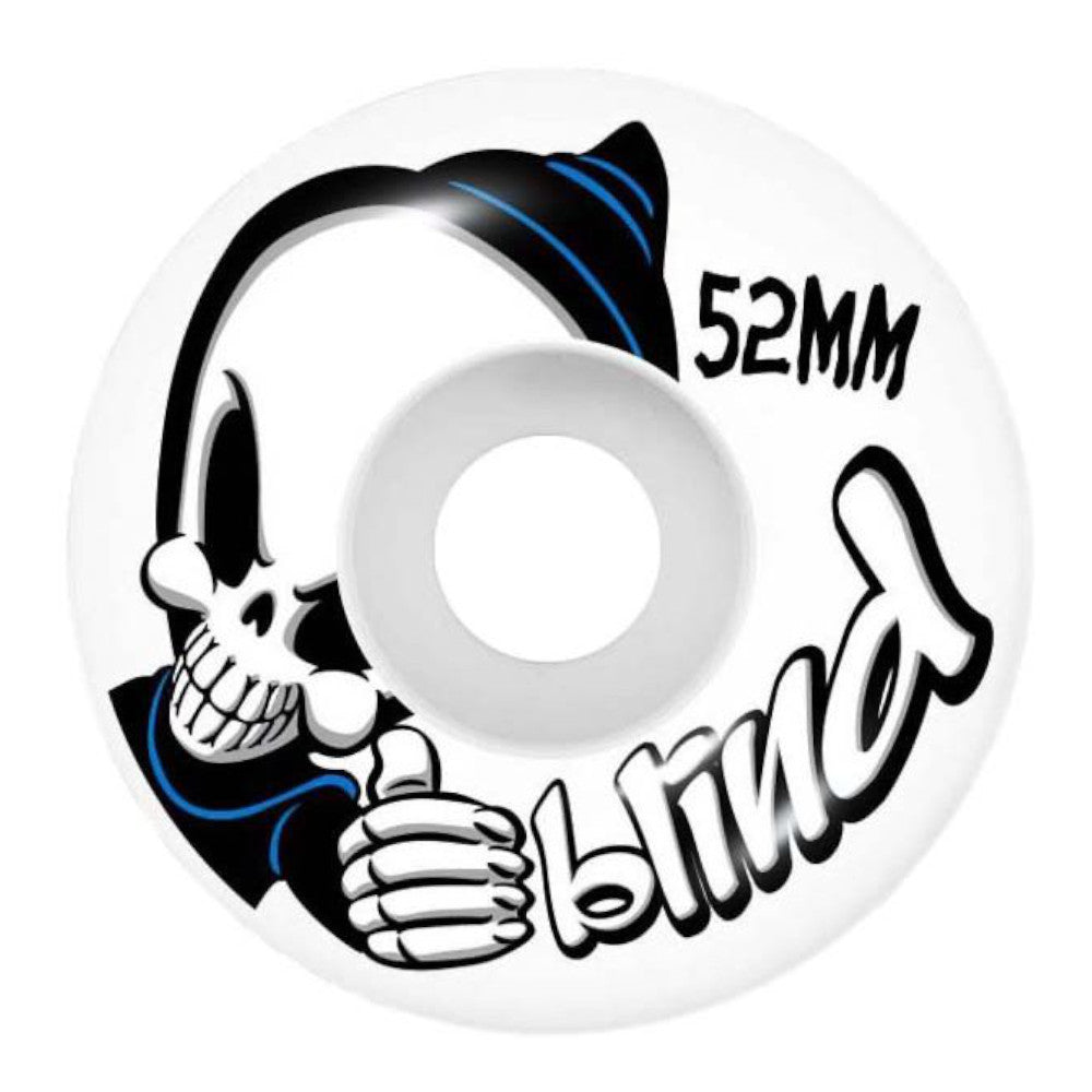 Blind Bust Out Reaper FP White 7.625 - Skateboard Complete Wheels