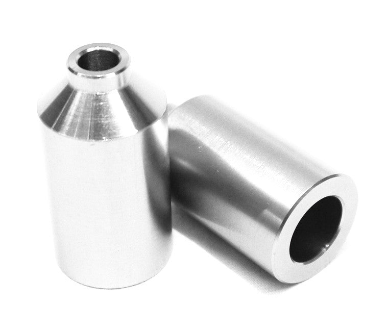 Envy Aluminium - Scooter Pegs Silver