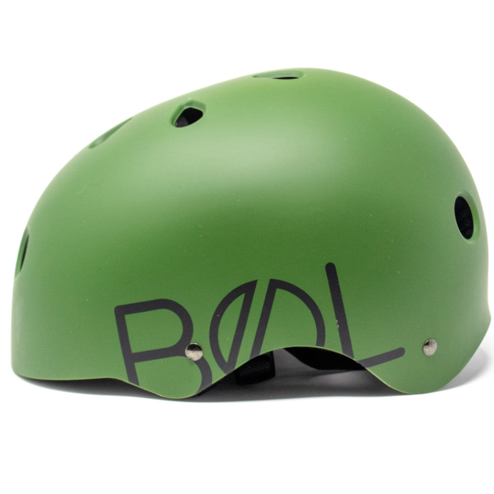 Bol Rubber Paint Army Green / Black - Helmet Side View