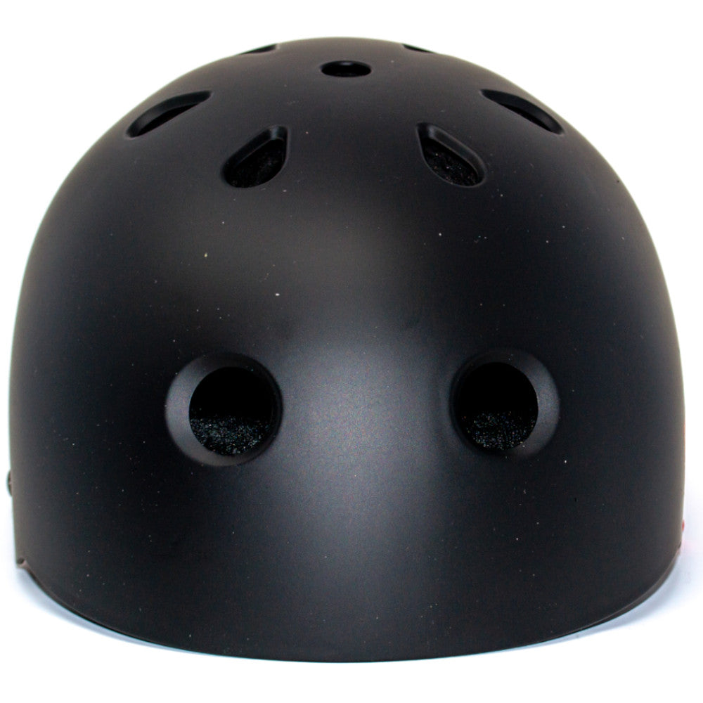 Bol Rubber Paint Black / Red - Helmet Front View