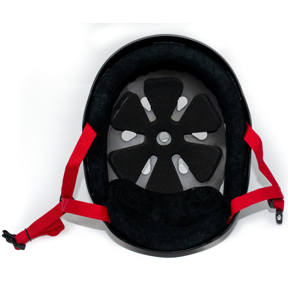 Bol Rubber Paint Black / Red - Helmet Inside View