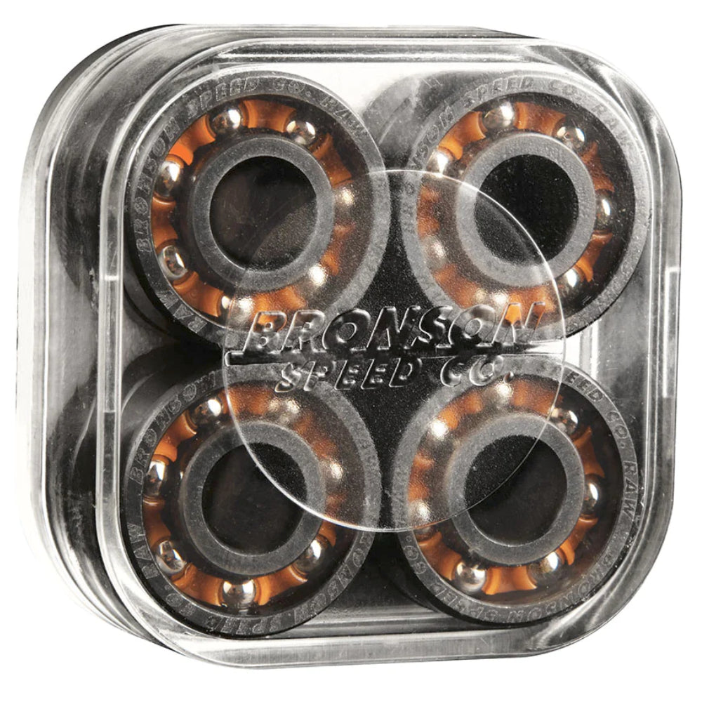 Bronson Raw Skateboard Bearings Back Box