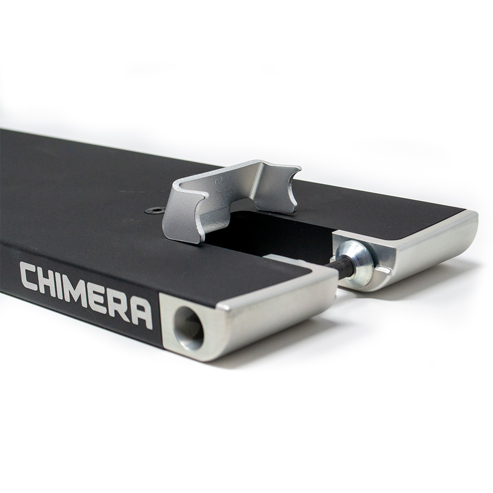 Trynyty Chimera Black Street Freestyle Scooter Deck Back 7075 Deck Ends